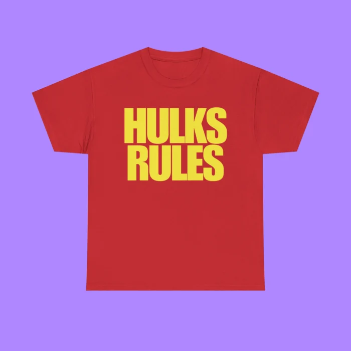 Hulk Hogan Hulk Rules Shirt