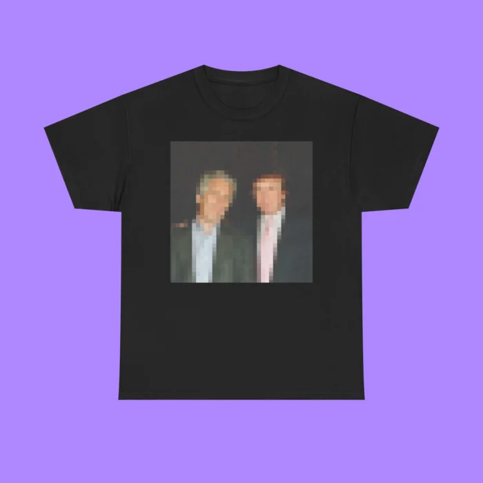 Trump Epstein Blurred Shirt