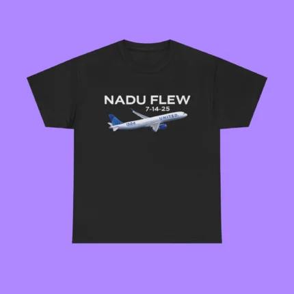 United Flight 1584 Nadu Flew 7 14 25 Shirt