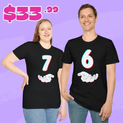 Number 6 & 7 Matching 67 Halloween Shirt